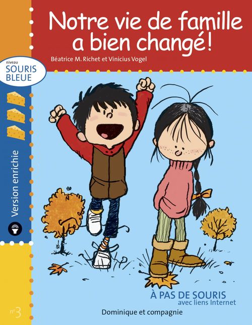 Couverture ebook de Notre vie de famille a bien changé ! - version enrichie, de Béatrice m. Richet