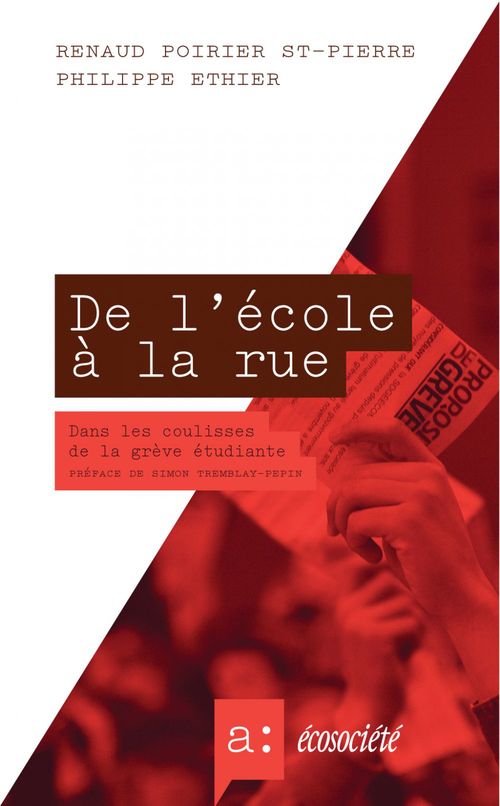 Couverture ebook de De l'école à la rue, de Renaud Poirier St-Pi