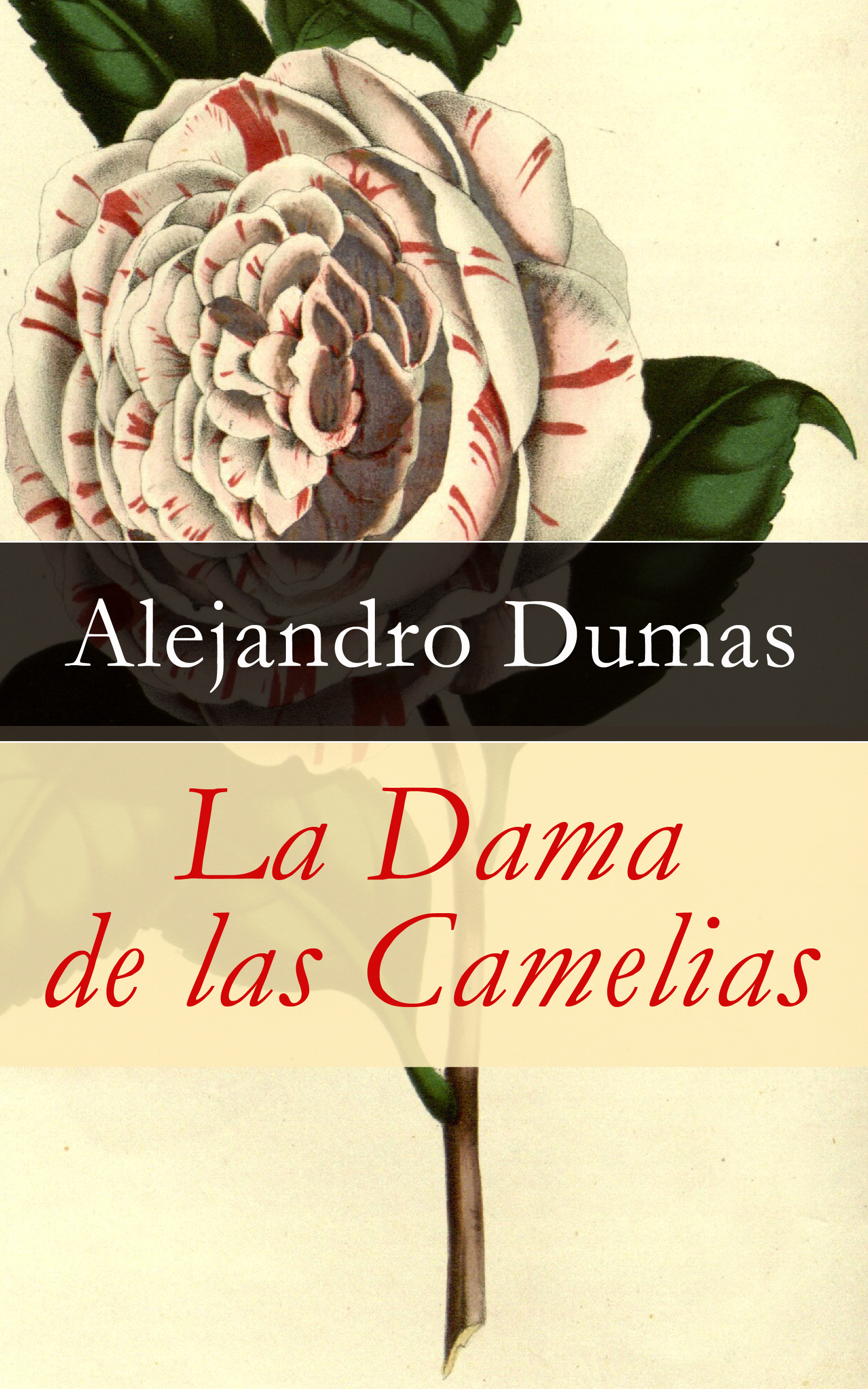 ebook cover of La Dama de las Camelias, by Alexandre Dumas fils