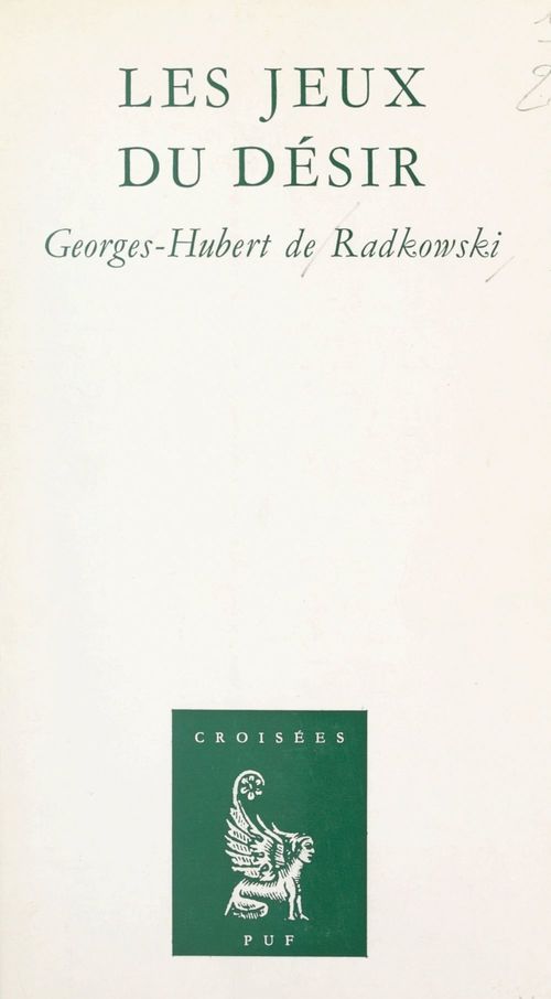 ebook cover of Les jeux du désir, by Georges-Hubert De Radkowski