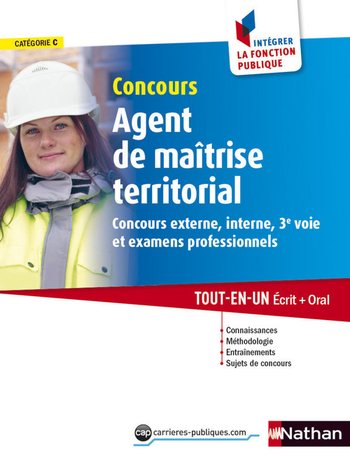 Couverture ebook de Concours agent de maîtrise territorial N 54 - Catégorie C - Intégrer la fonction publique - 2015, de Collectif