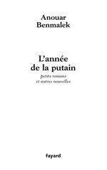 ebook cover of L'année de la putain, by Anouar Benmalek