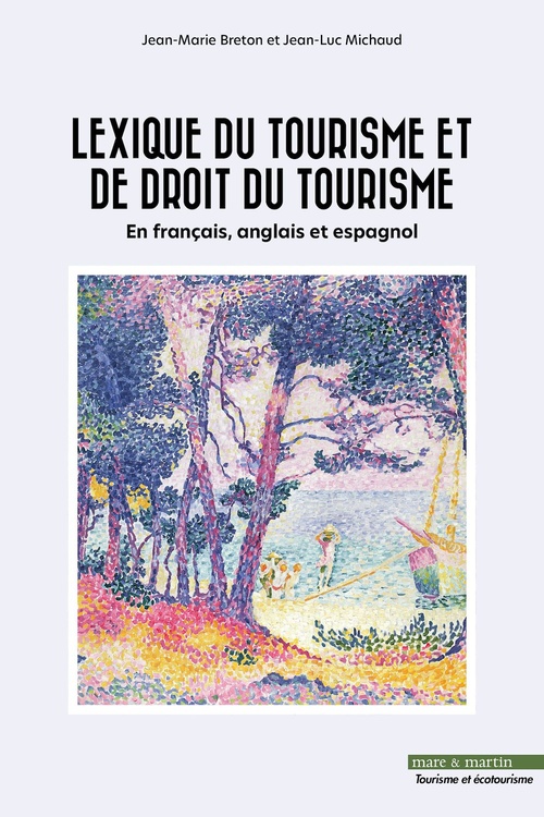 Couverture ebook de Lexique du tourisme et de droit du tourisme, de Jean-Marie Breton