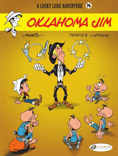 ebook cover of Lucky Luke - Volume 76 - Oklahoma Jim, by Jean Léturgie, Pearce, René Goscinny, Morris