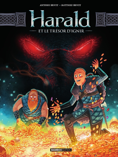 Couverture ebook de Harald et le Trésor d'Ignir - Tome 1, de Matthieu Brivet, Antoine Brivet