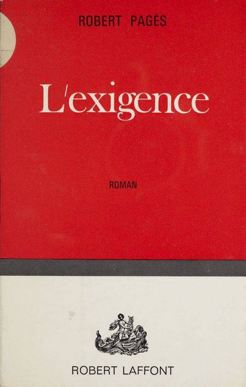 Couverture ebook de L'exigence, de Robert Pages