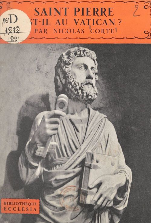 Couverture ebook de Saint Pierre est-il au Vatican ?, de Nicolas Corte