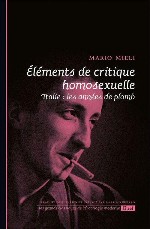 ebook cover of Eléments de critique homosexuelle, by Mario Mieli