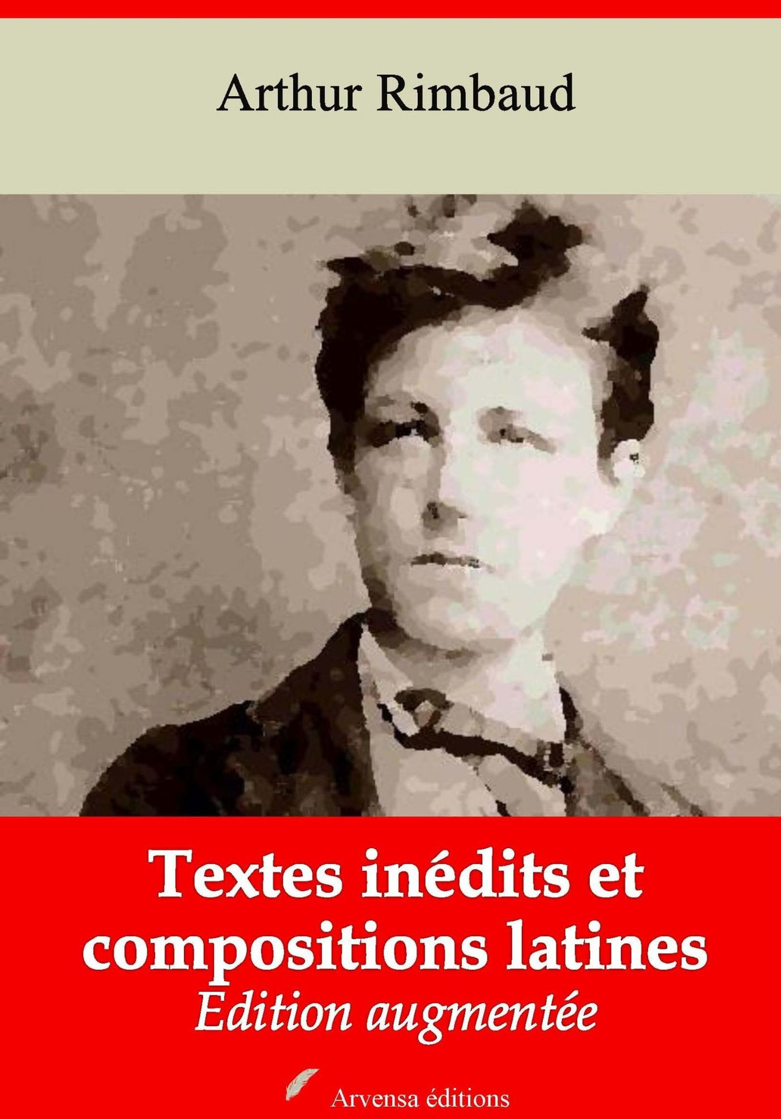 Couverture ebook de Textes inédits et compositions latines - suivi d'annexes, de Arthur Rimbaud