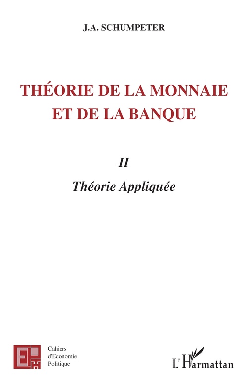 ebook cover of Théorie de la monnaie et de la banque II, by Cahiers d'économie politique