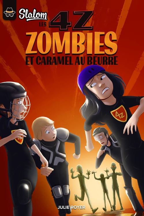 Couverture ebook de Zombies et caramel au beurre, de Julie Royer