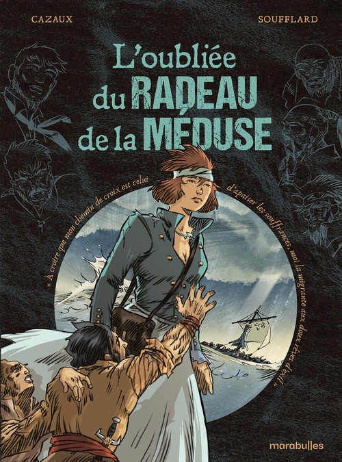 Couverture ebook de L'oubliée du radeau de la Méduse, de