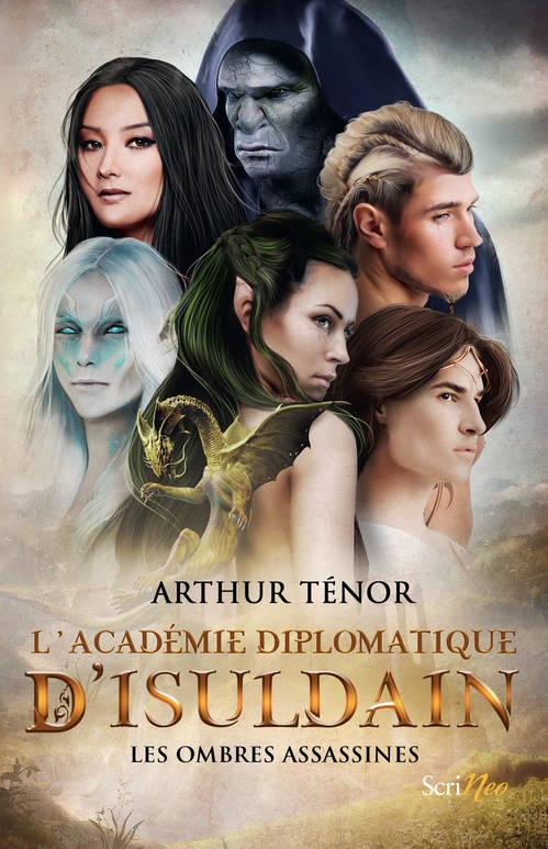 Couverture ebook de L'académie diplomatique d'Isuldain - Les ombres assassines, de Arthur Ténor