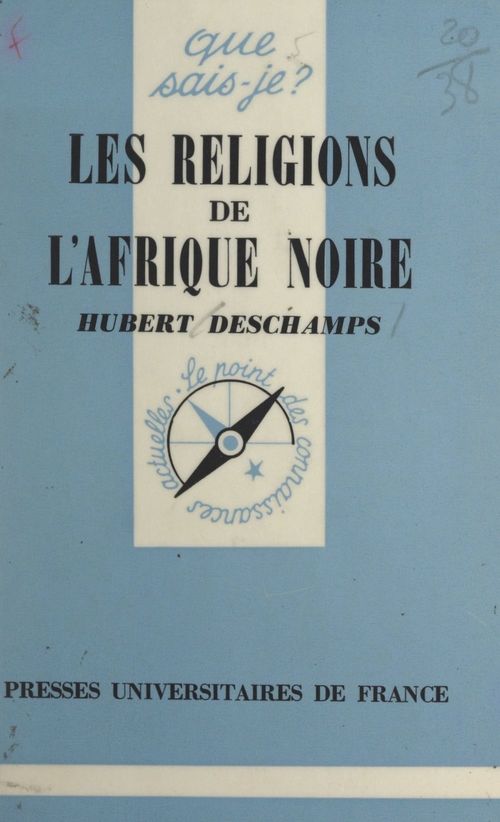 ebook cover of Les religions de l'Afrique noire, by Hubert Deschamps