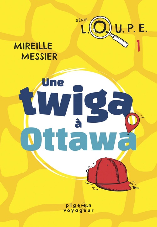 Couverture ebook de Une twiga à Ottawa, de Mireille Messier