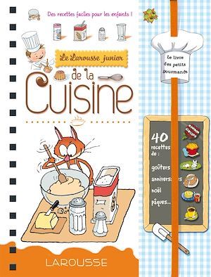 Couverture ebook de Larousse Junior de la cuisine, de Collectif