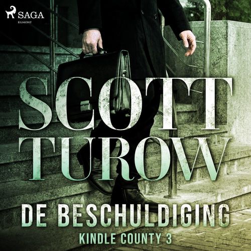 audiobook cover of De beschuldiging, by Scott Turow