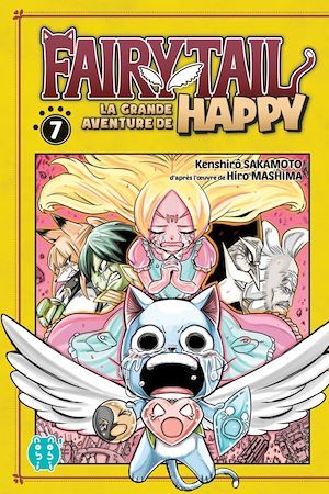 Couverture ebook de Fairy Tail - La grande aventure de Happy T07, de Kenshirô Sakamoto