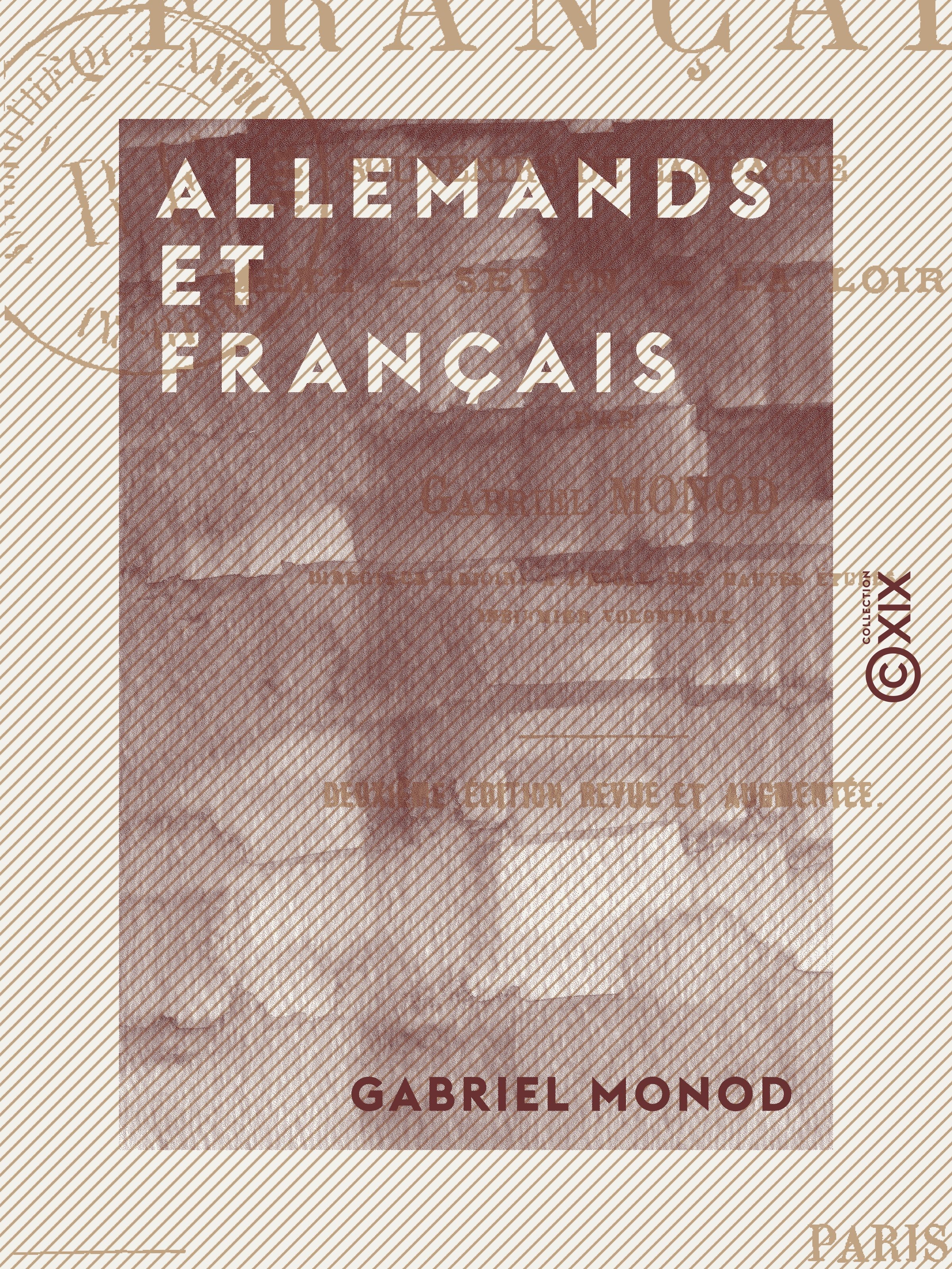 ebook cover of Allemands et Français - Souvenirs de campagne, by Gabriel Monod