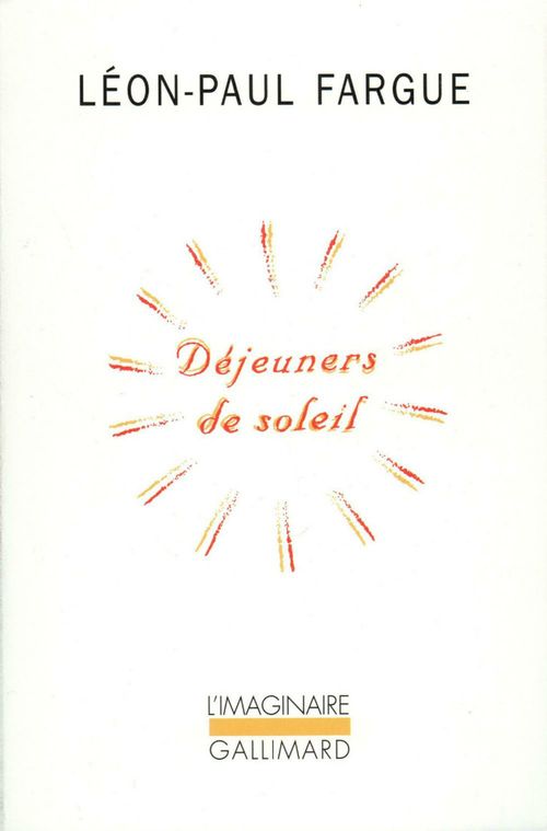 ebook cover of Déjeuners de soleil, by Léon-Paul Fargue