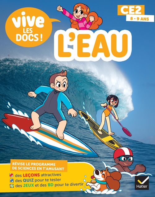 ebook cover of Vive les docs - L'eau - CE2, by Valérie Videau, Yllya