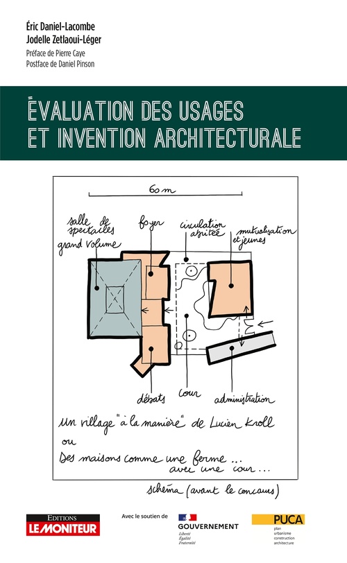 Couverture ebook de Evaluation des usages et invention architecturale, de Éric Daniel-Lacombe, Jodelle Zetlaoui-Léger