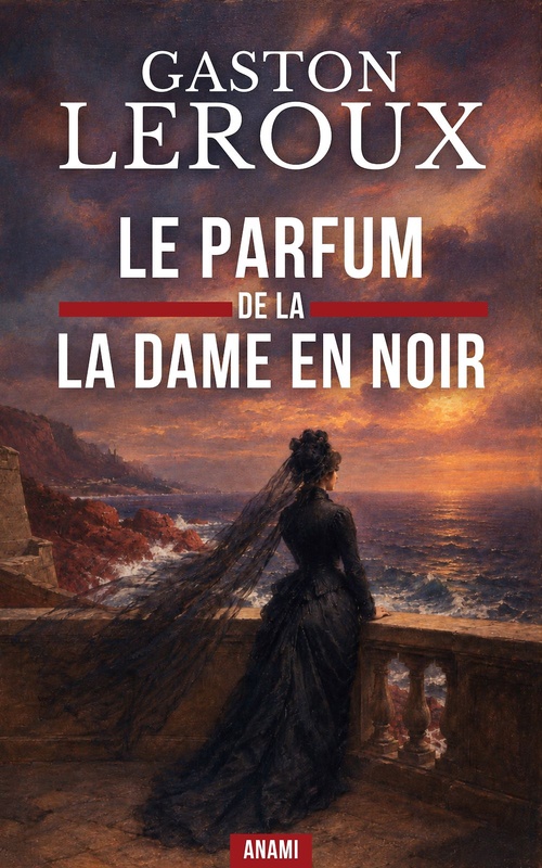 Couverture ebook de Le Parfum de la Dame en noir, de Gaston Leroux