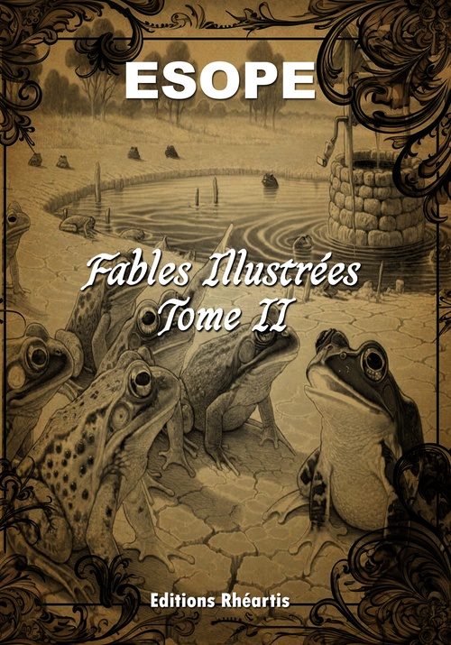 Couverture ebook de Esope - Fables Illustrées - Tome II, de Esope