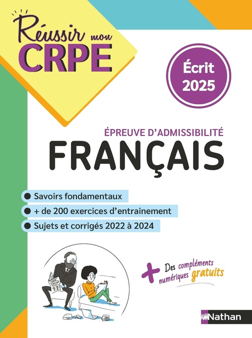 Couverture ebook de Français - Epreuve écrite - admissibilité - 2024-2025, de Anne-Rozenn Morel