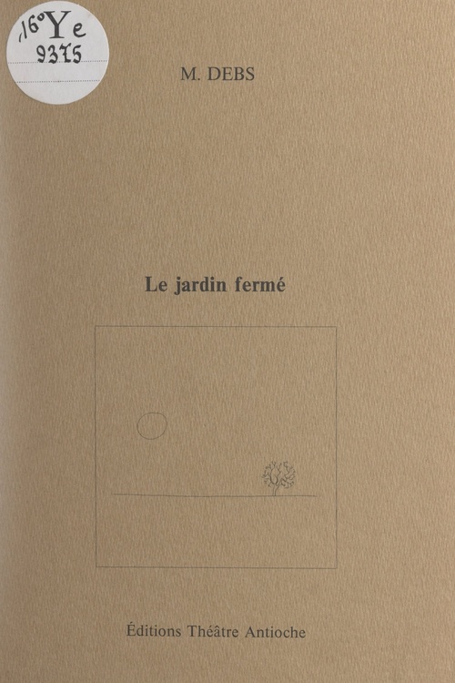 Couverture ebook de Le jardin fermé, de Mounir Debs