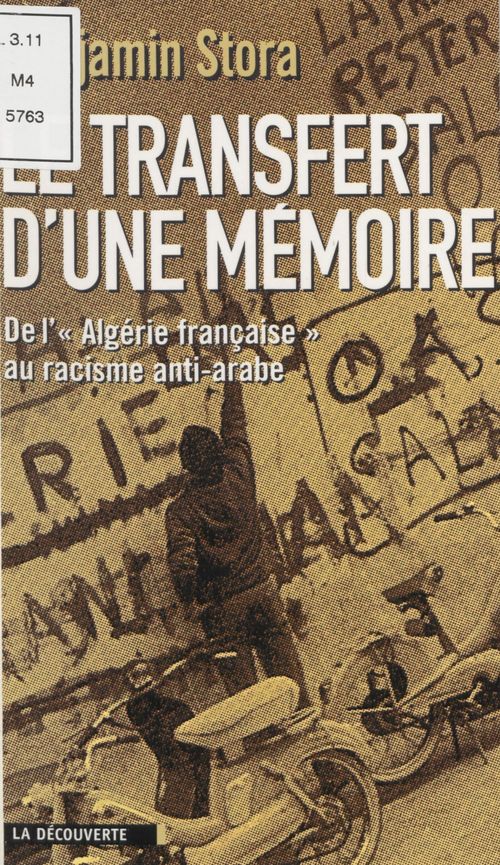 ebook cover of Le transfert d'une mémoire, by Benjamin Stora