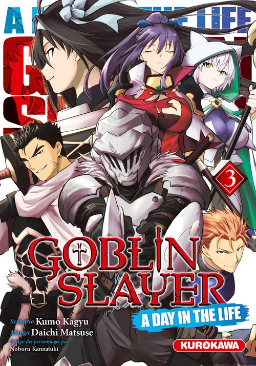 Couverture ebook de Goblin Slayer - A Day in the Life - tome 3, de Kumo Kagyu, Daichi Matsuse