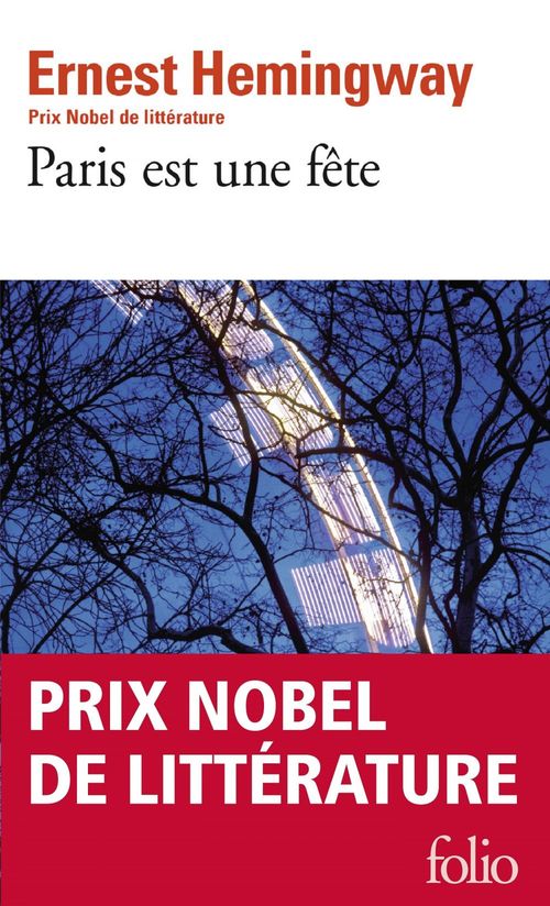 Couverture ebook de Paris est une fête, de Ernest Hemingway