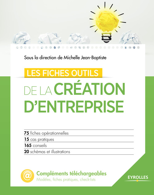 Couverture ebook de Les fiches outils de la création d'entreprise, de Collectif