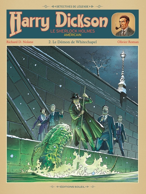 ebook cover of Harry Dickson T02 - Le Démon de Whitechapel, by Richard D. Nolane