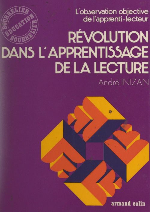 Couverture ebook de Révolution dans l'apprentissage de la lecture, de Andre Inizan