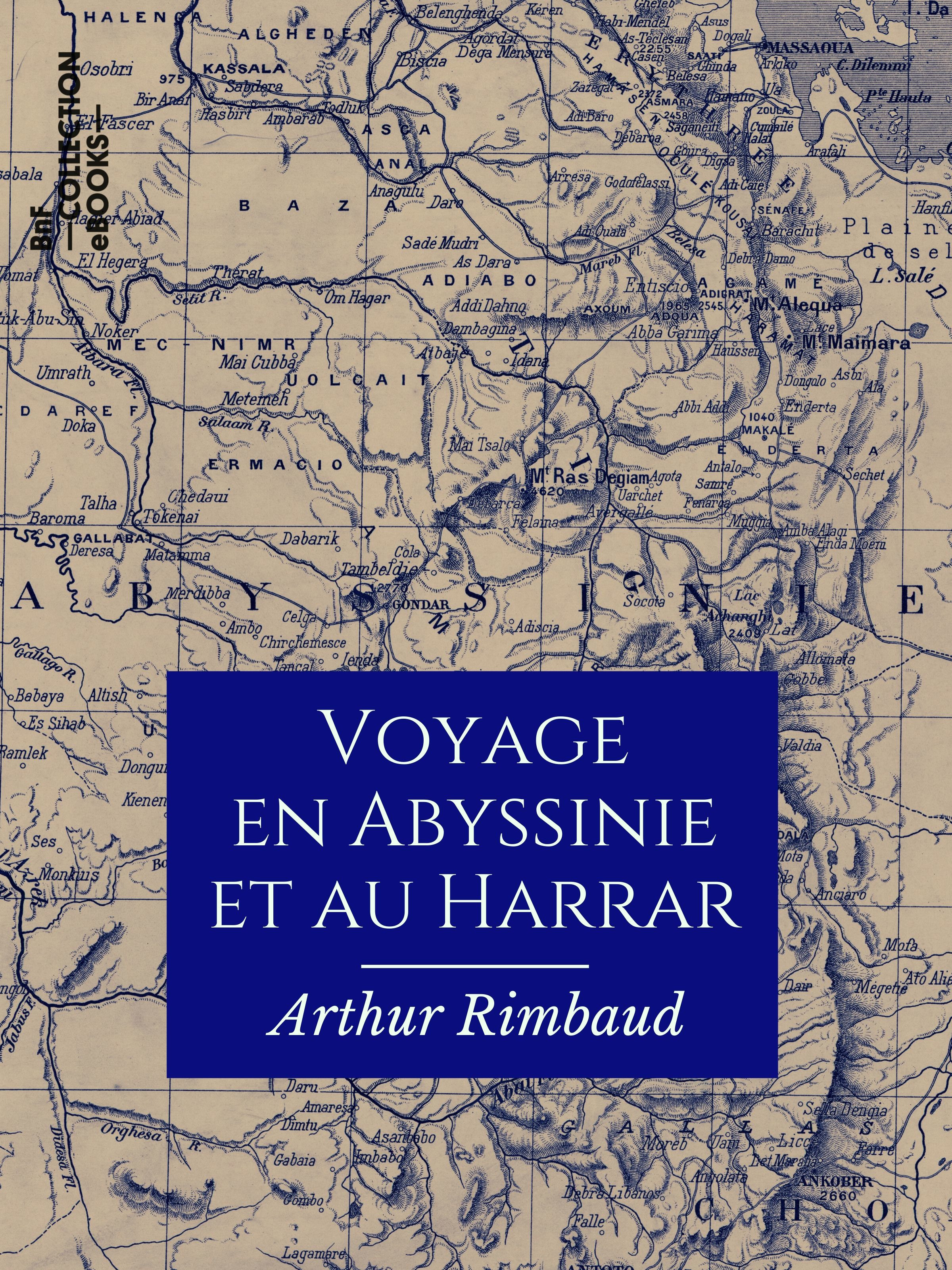 Couverture ebook de Voyage en Abyssinie et au Harrar, de Arthur Rimbaud