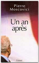 ebook cover of Un an après, by Pierre Moscovici