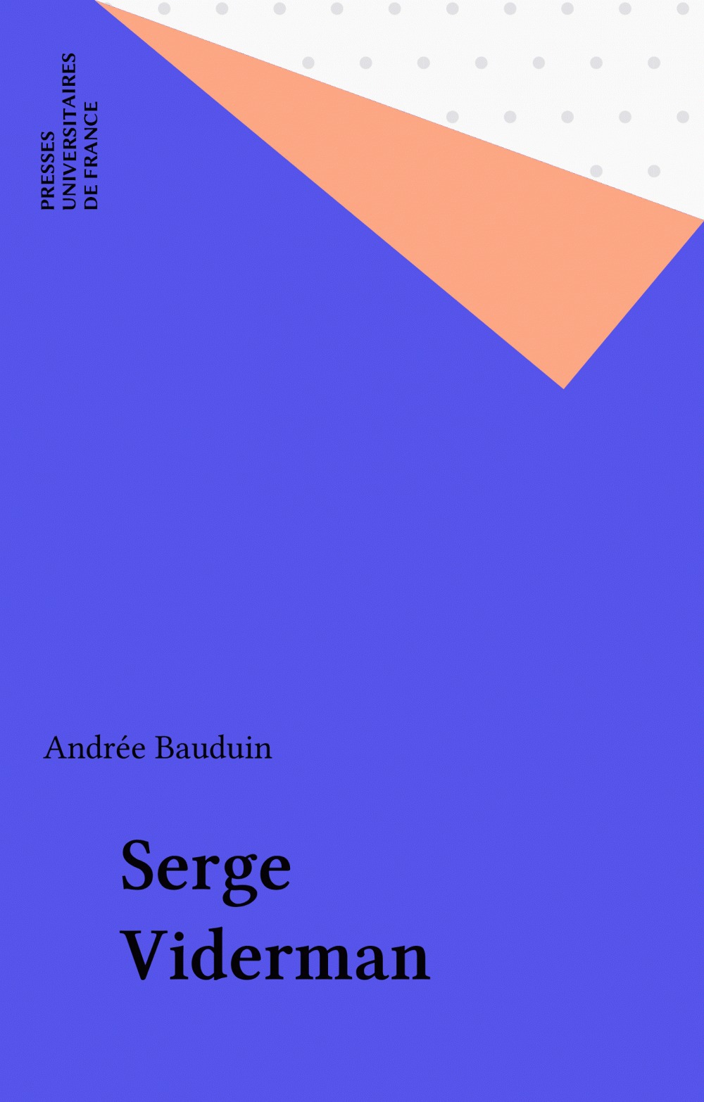 ebook cover of Serge Viderman, by Andrée Bauduin