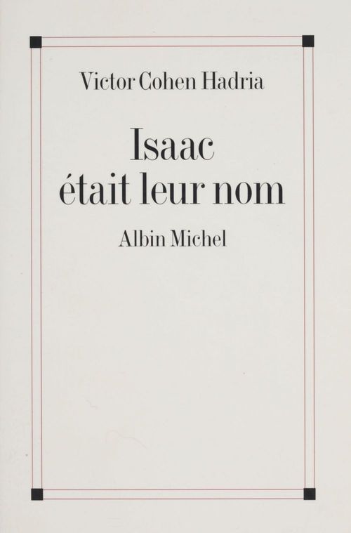Couverture ebook de Isaac était leur nom, de