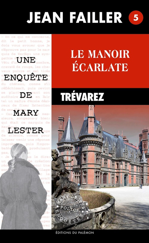 Couverture ebook de Le manoir écarlate, de Jean Failler