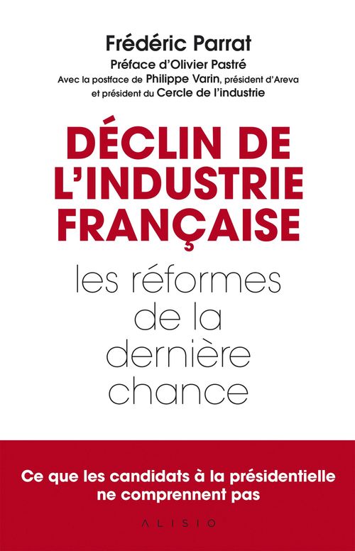 Couverture ebook de Déclin de l'industrie française, de Frédéric Parrat