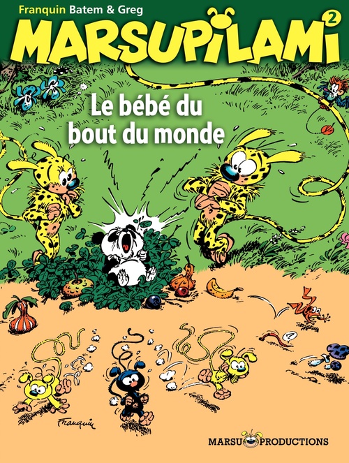 ebook cover of Marsupilami - Tome 2 - Le bébé du bout du monde, by Batem, André Franquin, Greg