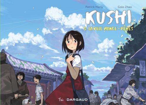 Couverture ebook de Kushi - Tome 5 - La ville mange-rêves, de Patrick Marty