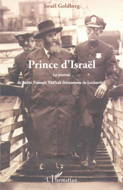Couverture ebook de Prince d'Israël : le journal de Rabbi Yosseph Yits'hak Schneerson de Loubavitch, de Israël Goldberg