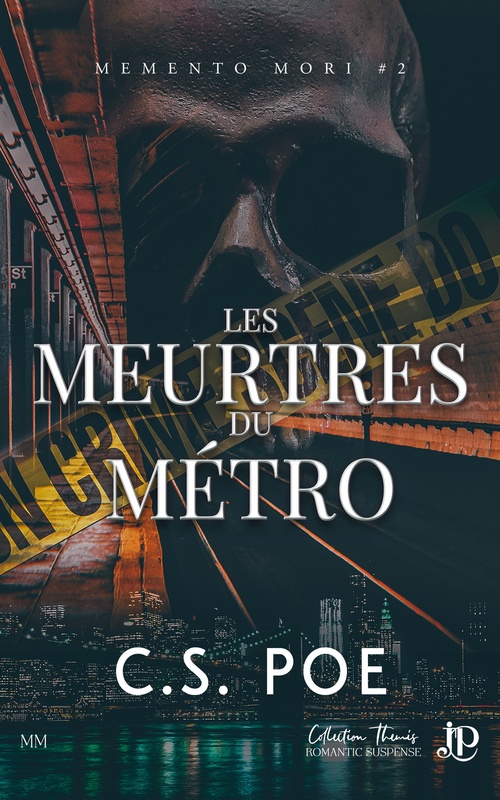 Couverture ebook de Les meurtres du métro, de C.S. Poe