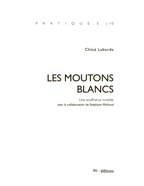 Couverture ebook de Les moutons blancs, de Chloé Laborde
