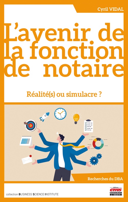 Couverture ebook de L'avenir de la fonction de notaire, de Cyril Vidal