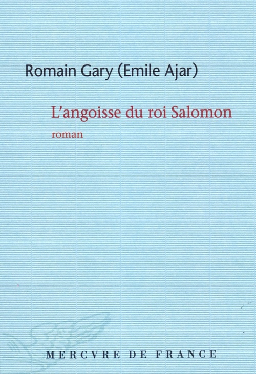 ebook cover of L'angoisse du roi Salomon, by Romain Gary