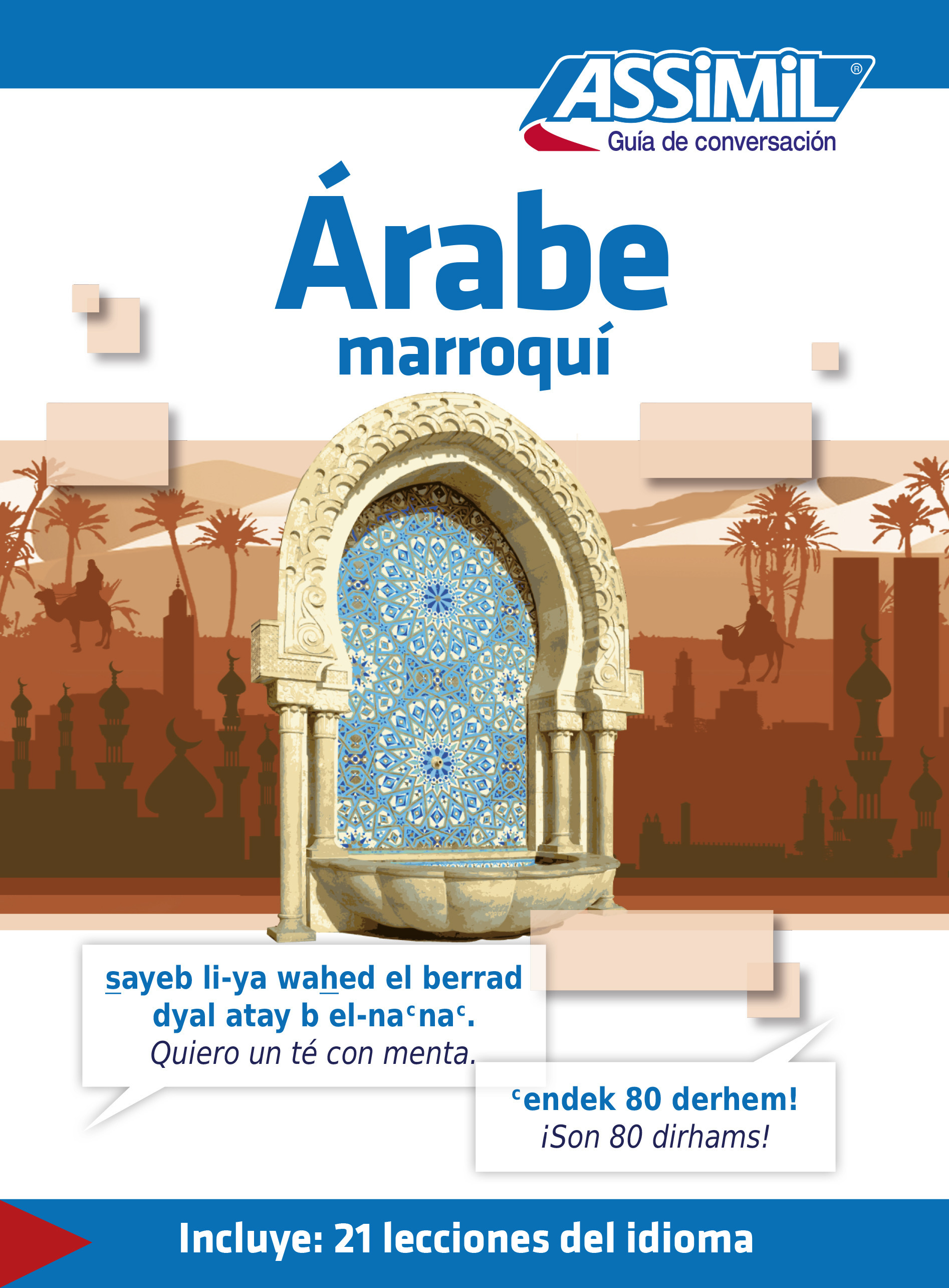 ebook cover of Árabe Marroquí - Guía de conversación, by Michel Quitout